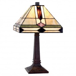 Lampa Stołowa Tiffany Kolorowa C Clayre & Eef