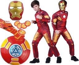Strój Przebranie Kostium Iron Man Maska 122/128