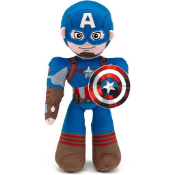 Simba 6315875794NPB - Disney Captain America Poseable pluszowa