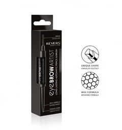 Kredka do brwi Czarna Revers Cosmetics automatyczny sztyft