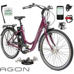 Rower Elektryczny Damski Miejski 26" Shimano Nexus Aluminium