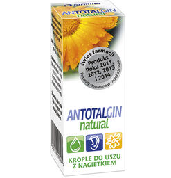 Antotalgin Natural, krople do uszu z nagietkiem, 15