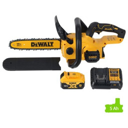 DEWALT Piła łańcuchowa akumulatorowa 18V DCMCS565P1-QW 5.0Ah Głośnik