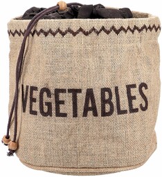 KitchenCraft naturalne elementy worek Hesji do przechowywania warzyw,