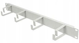 Organizer kabli 19" 1U, typ A, szary