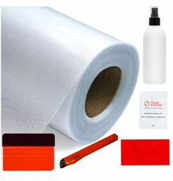 Folia Mleczna Matowa Szroniona Na Szybę 105x500cm Mrożona