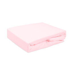 Darymex Prześcieradło frotte z gumką 90x200 006 różowe