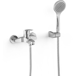 Tres Base Plus bateria wannowa z kpl. natryskowym