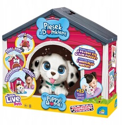 Little Live Pets Interaktywny Piesek z Domkiem Dalmatyńczyk