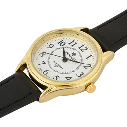 Czarno-Złoty Zegarek Perfect Klasyczny Damski Retro Miyota 273