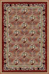 Dywan klasyczny wełniany Agnella Tempo Reja bordo (binding)