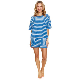 Doctor Nap Niebieska piżama damska - M