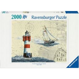 Puzzle Żeglarstwo 2000 elementów Morskie Przygody Ravensburger