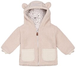 Kurtka dziecięca pluszowa Leo Beige 92 (1,5-2 lat)
