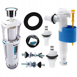 Zestaw Zawór napełniający 1/2 i 3/8 Zawór spustowy