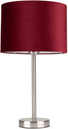 Lampa Stołowa Scarlett 1xE27 Maks. 40W Metal Satynowy/Przezroczysty