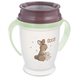 LOVI Kubek 360 Night&Day Rabbit świecący w ciemności