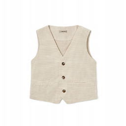 Kamizelka Mayoral 3379.24 garniturowa drukowa beżowa r. 104