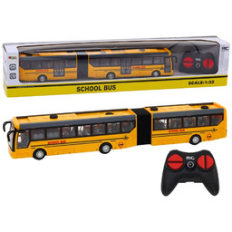Autobus Szkolny Bus Zdalnie Sterowany Przegubowy RC 1:32