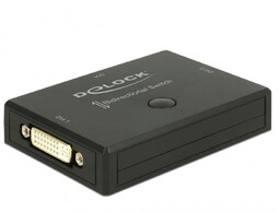 Delock DVI 2-1 przełącznik dwukierunkowy 4K 30 Hz