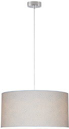 Lampa wisząca Leila 1xE27 maks. 60W chromowany metal/przezroczysty