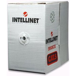 Kabel instalacyjny 100% miedź Intellinet skrętka Cat5e UTP
