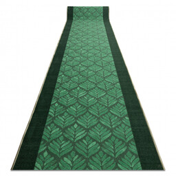 CHODNIK PODGUMOWANY LIŚCIE zieleń 120cm 120x100 cm