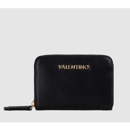 VALENTINO Zestaw czarny portfel damski z lusterkiem
