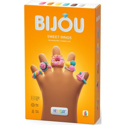 HEY CLAY Masa plastyczna Bijou Pierścionki słodycze HCL31002CEE
