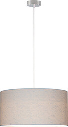 Lampa wisząca Leila 1xE27 maks. 60W chromowany metal/przezroczysty