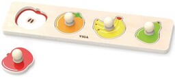 VIGA Puzzle Pierwsze puzzle z uchwytami: Owoce 44531