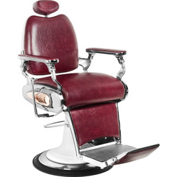 GABBIANO FOTEL BARBERSKI MOTO STYLE BORDOWY