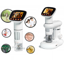 Mikroskop Cyfrowy 2w1 1000x Ekran LCD 2.0'' Zdjęcia