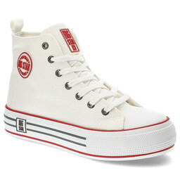 Big Star Białe Trampki Damskie Stylowe Buty