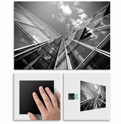 Plakat metalowy wieżowiec M