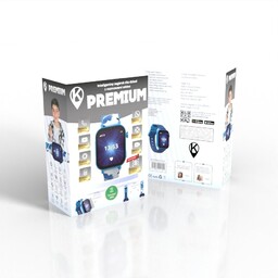 Smartwatch dla dziecka, Kidiz Premium, niebieski