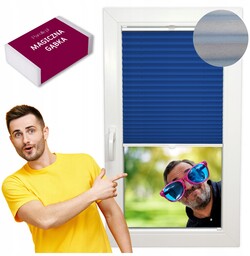 Roleta plisowana termiczna na wymiar 57x150 żaluzja plisa