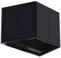 ELIGHT Kinkiet zewnętrzny solarny Wings EKO9097 Czarny