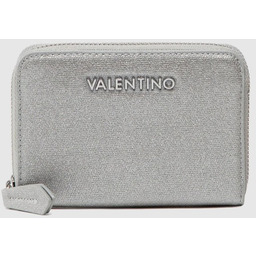 VALENTINO Zestaw srebrny portfel damski z lusterkiem