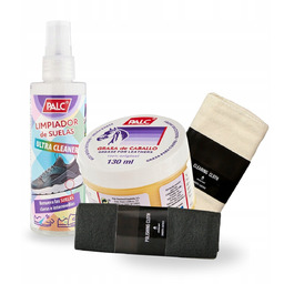 Tłuszcz Bezbarwny do Butów z Cleanerem i Szmatkami