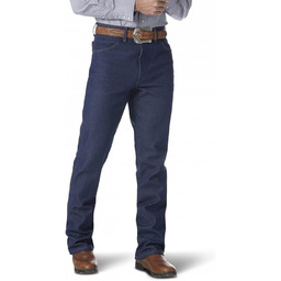 Wrangler Męskie standardowe kowbojskie zwykłe spodnie jeansowe, niebieski,