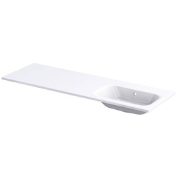 Oristo Are umywalka meblowa prawa konglomeratowa 140x46cm UME-AR-140-92-P-BO