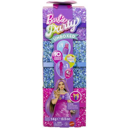 Lalka Barbie Party Unboxed Glam Party Stylowe przygotowania