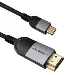 Qoltec Kabel Adapter USB-C na HDMI high speed