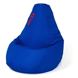 GO GIFT Pufa worek Sako Grusza L Niebieski