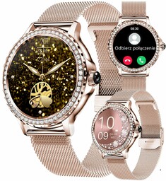 Zegarek SMARTWATCH Rubicon RNCF19 rosegold