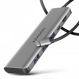AXAGON HMC-5H Wieloportowy hub USB 5in1, 5Gbps, 3x