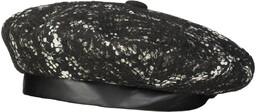 Beret Baskijski Needlepunch Floral by Kangol, czarny, S/M