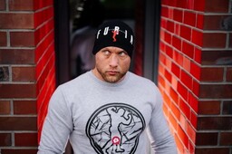 Bluza szara kulturysta męska