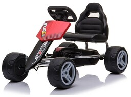 Gokart dziecięcy Baby Mix Speedy, czerwony